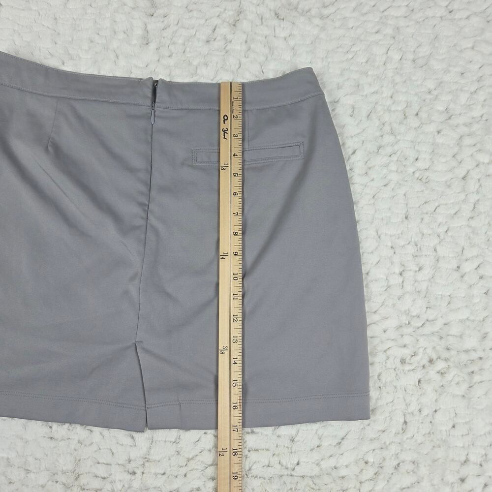 PGA Tour Womens 12 Gray Golf Skort - Picture 6 of 7